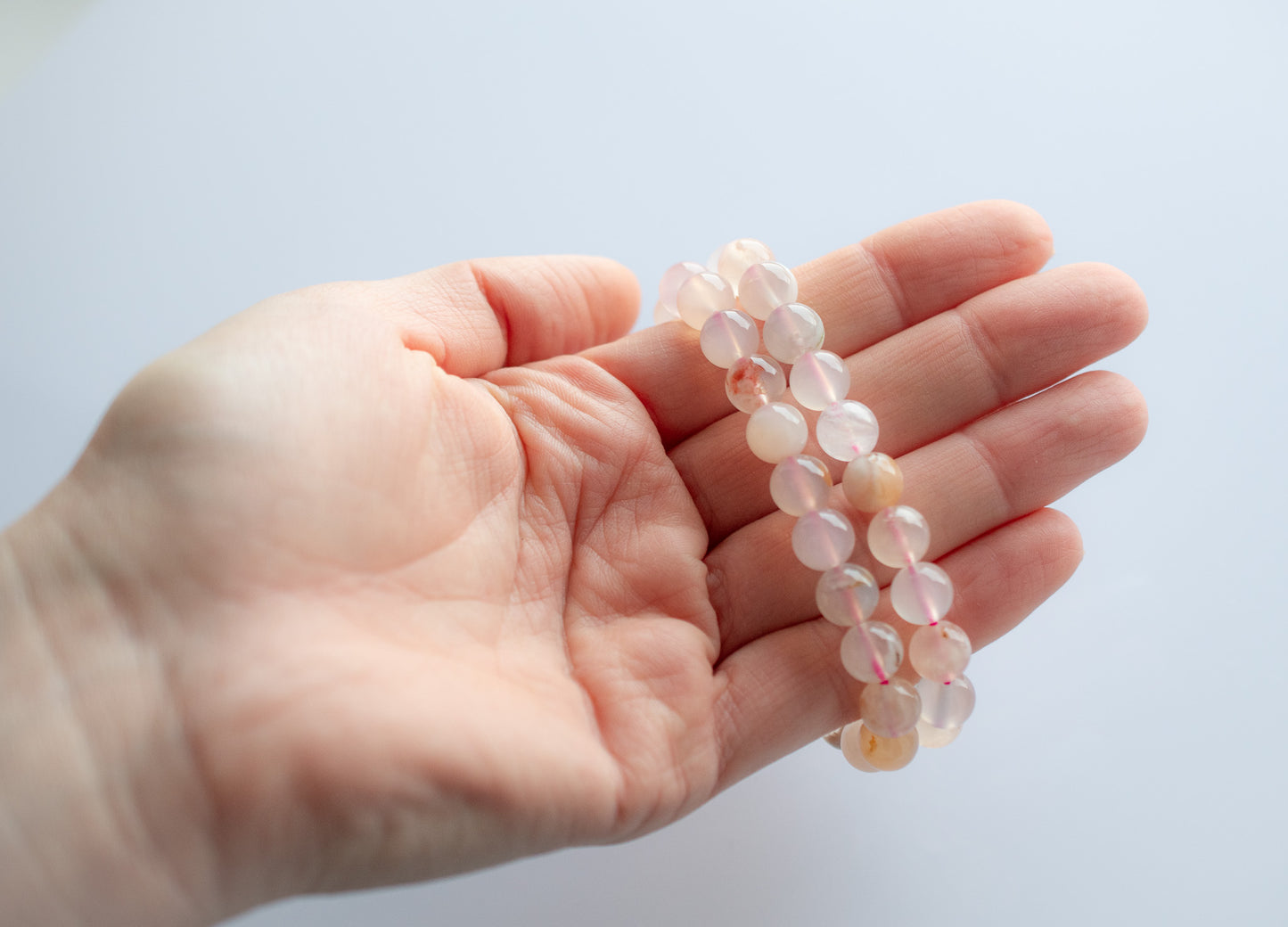 Flower Agate Bracelet